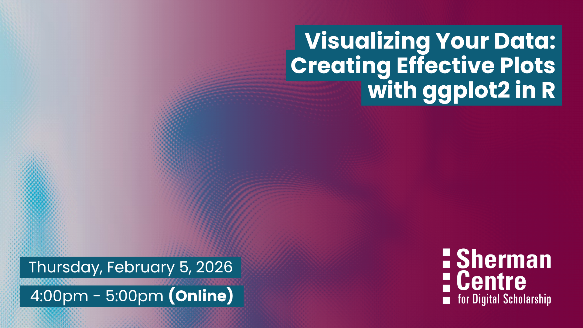 Workshop Title Slide