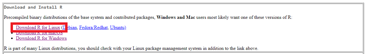 download and install R