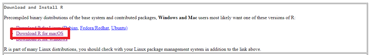 download and install R