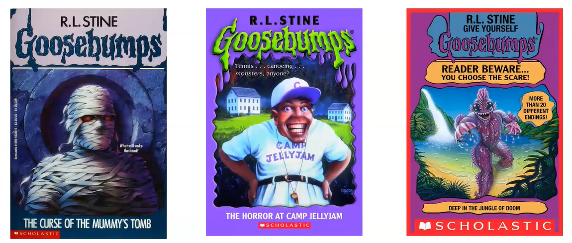 books from the Goosebumps seires